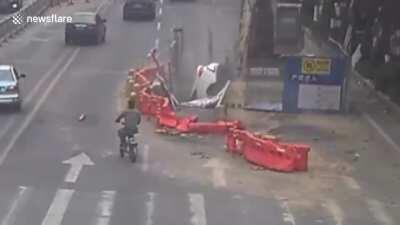 Perhaps they needed a LARGE SINKHOLE AHEAD sign