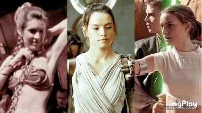 Carrie Fisher VS. Daisy Ridley VS. Natalie Portman