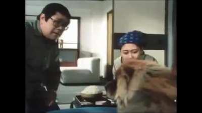 Family caring for their sick child