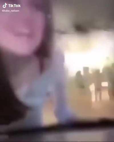 Don't worry guys she is just thirsty...