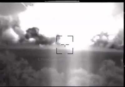 Stugna ATGM strikes russian 152mm 2S3 “Akatsiya” self-propelled gun