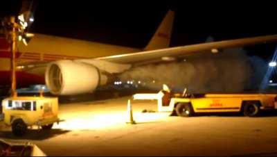 A little residual fuel after a wet motor, dry motor. 🔥