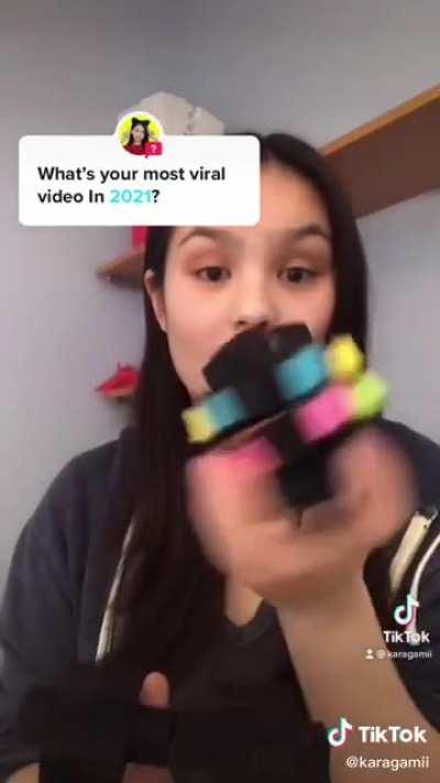 Magic shape shifting cube made of paper