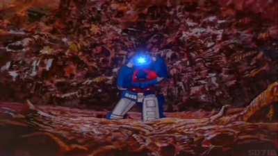 Ultra Magnus stops existing and ascends through reality.