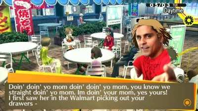 Yosuke has an EPIC fail trying to troll nanako 😎