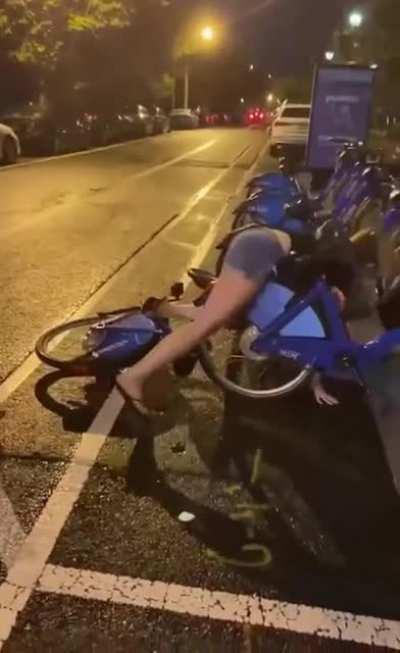to dock a Citibike.