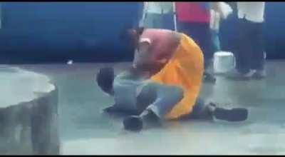 Does she could beat normal guy in a fight?