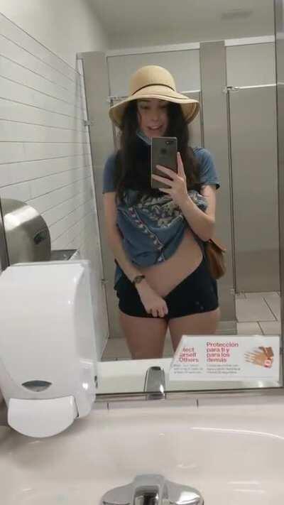 Public titty drops are always a bit risky (oc)