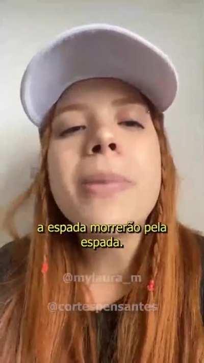 Laura Sabino refutando o Nikolas Ferreira