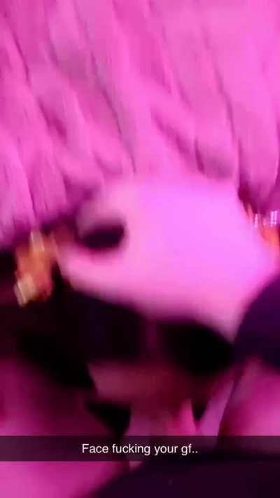 He was not gentle with my throat lol!