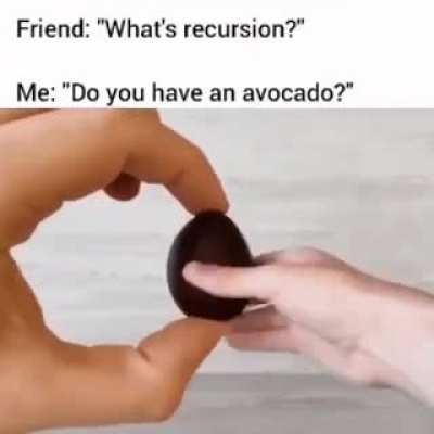 Avocado recursion