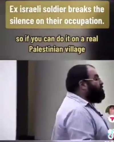 This shit is why October 7 happened.