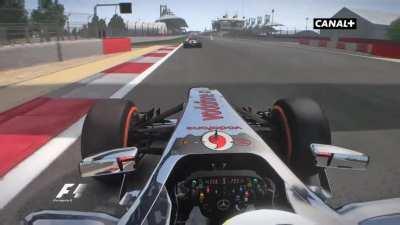 Chasing your team-mate is always satisfying