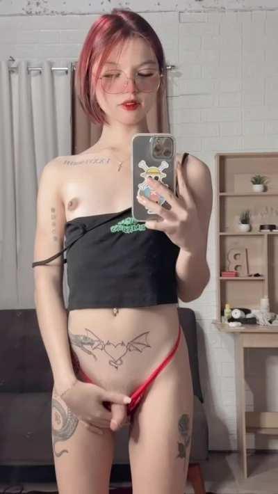 Playing My Self in mirror. Hehe!