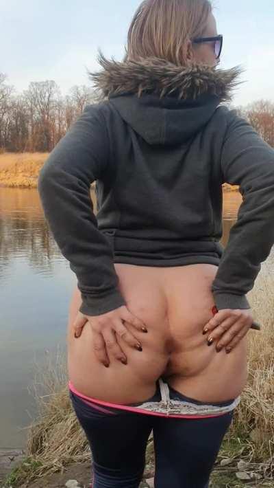 Big ass outdoor. Kisses