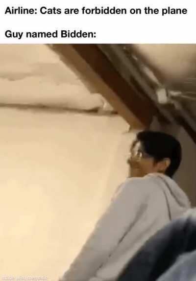 bidden's gonna have a great flight