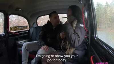 May Helps Her Taxi Cab Passenger in Getting to a New Job...