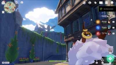 Even Hilicurl cannot miss Windblume Festival