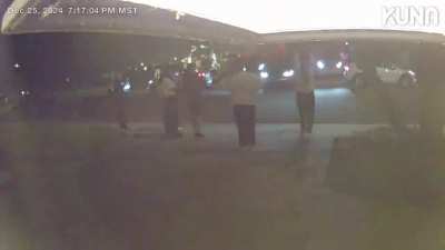 Security cam captures neighbor’s shenanigans