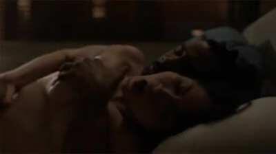 Lela Loren's perfect tits groped in Power