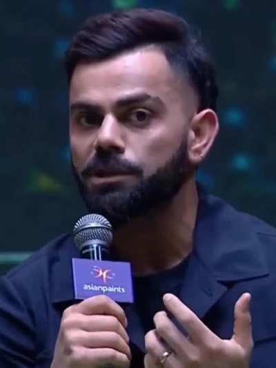 Virat Kohli shares his take on 'struggle'.