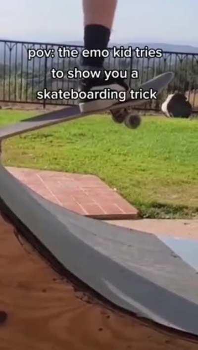 Blursed Skateboard Trick