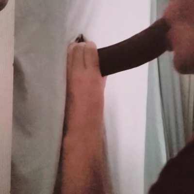 Another clip of me worshipping the superhung David. He begs to come back at least once a week.