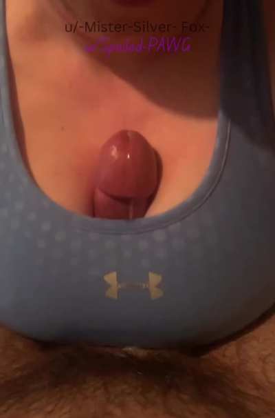 Master got a titty fuck while I stayed denied! It was an awful lot of fun and I hope he asks for one again soon!