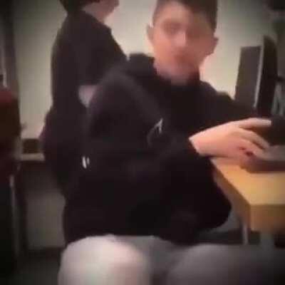 Kid couldn’t believe his own strength