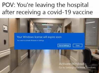 Laughs in FOSS vaccine.