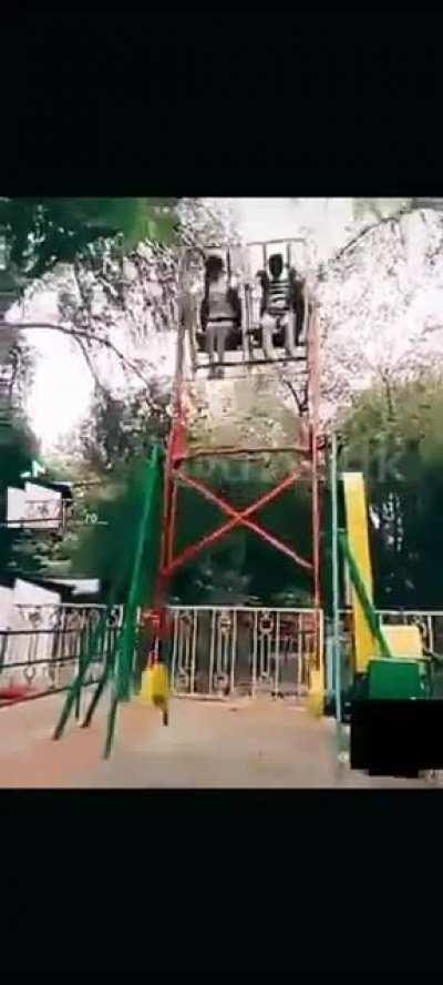 Riding an electric swing