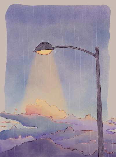 Animated this today because I can't wait for it to start raining again