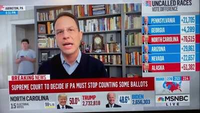 Kids strolls in on dad while on live TV...retreats Homer Simpson style.