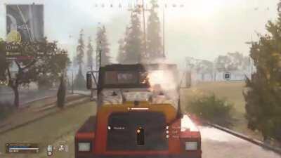 1 Truck, 1 Riot Shielder.