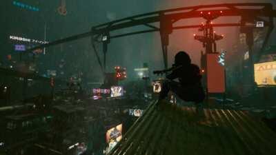 Rainy night -Cyberpunk 2077