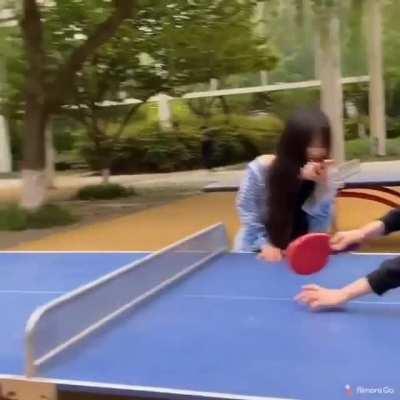 Playing Ping Pong