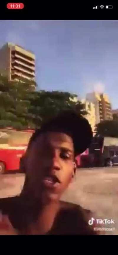 In Brazil they dont just steal, they record it to show you how it is done!