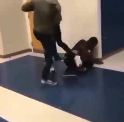 Dude Knocked out For Flirting with his girl