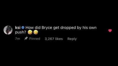 Bryce really thinks he can beat LORD KSI when he got dropped by his own push
