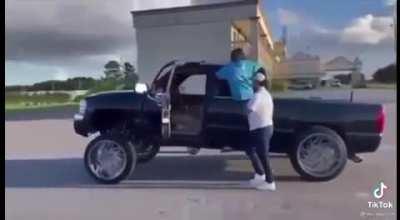 HMFT after getting run over by a squatted truck