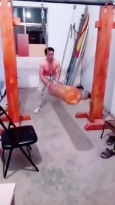 What is he training for