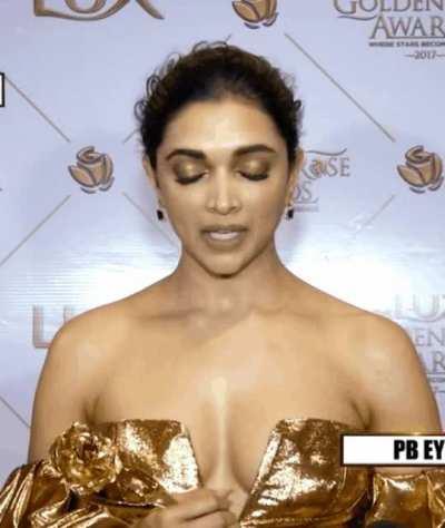 Deepika Padukone looking golden