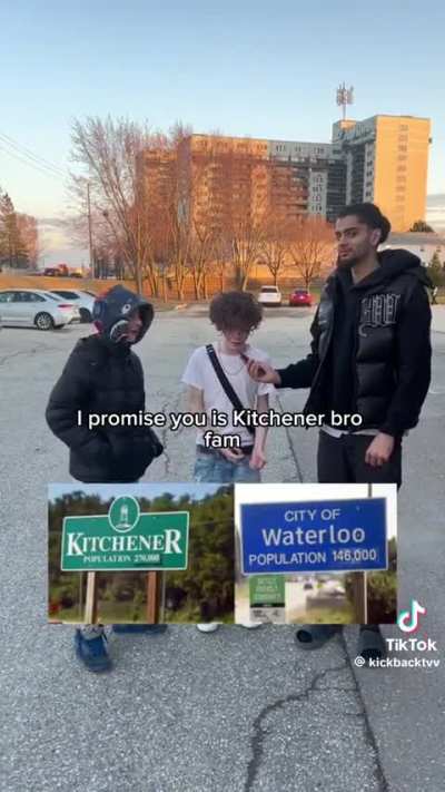 Canadian kids try to act tough