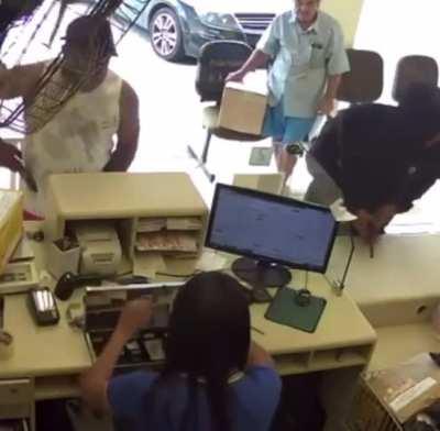 Attempted robber is no longer alive (extreme NSFW warning)