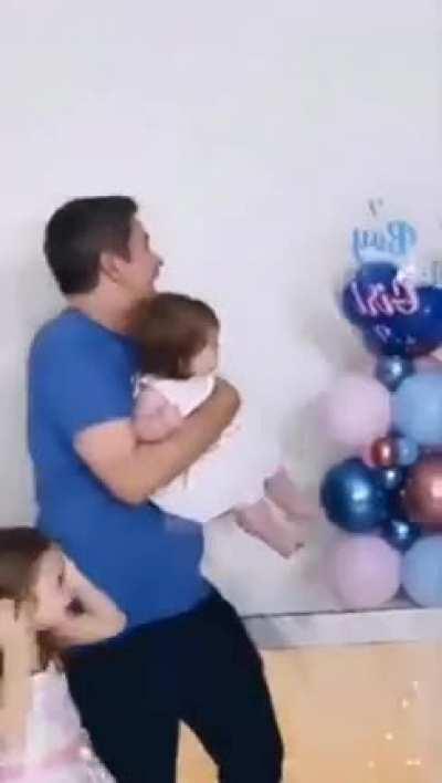 WCGW when Father is too excited on gender reveal