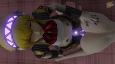 Yukari Taking on Aigis [SMango3d]