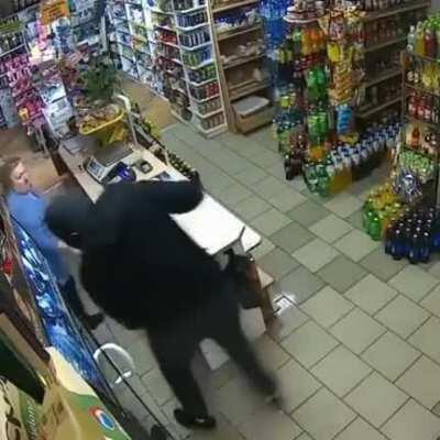 Never bring a gun to a mop fight