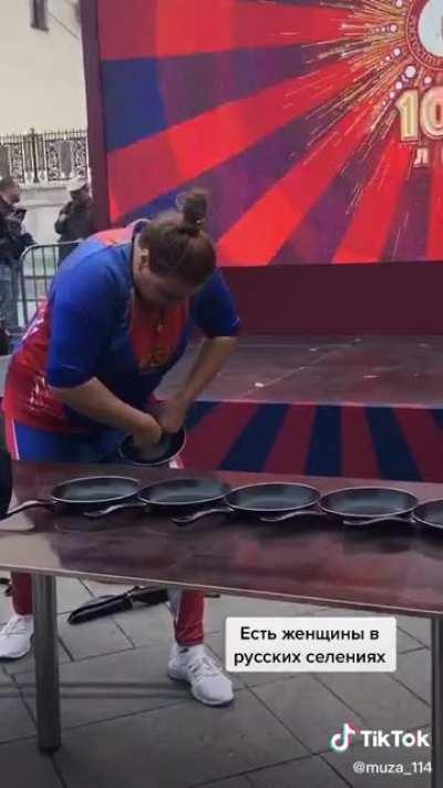 This Very Strong Russian Woman.