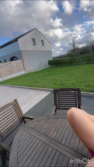 We went for lunch to a country pub, I ended up with hubby’s cock in my throat and and a big dildo in my pussy in the carpark behind the pub… [f]