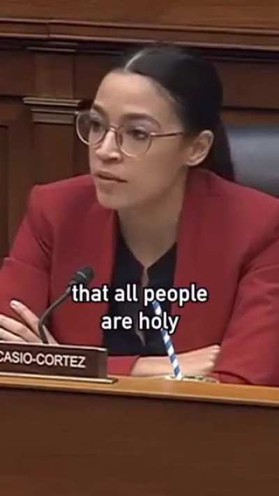 AOC telling congress the fuck they've done